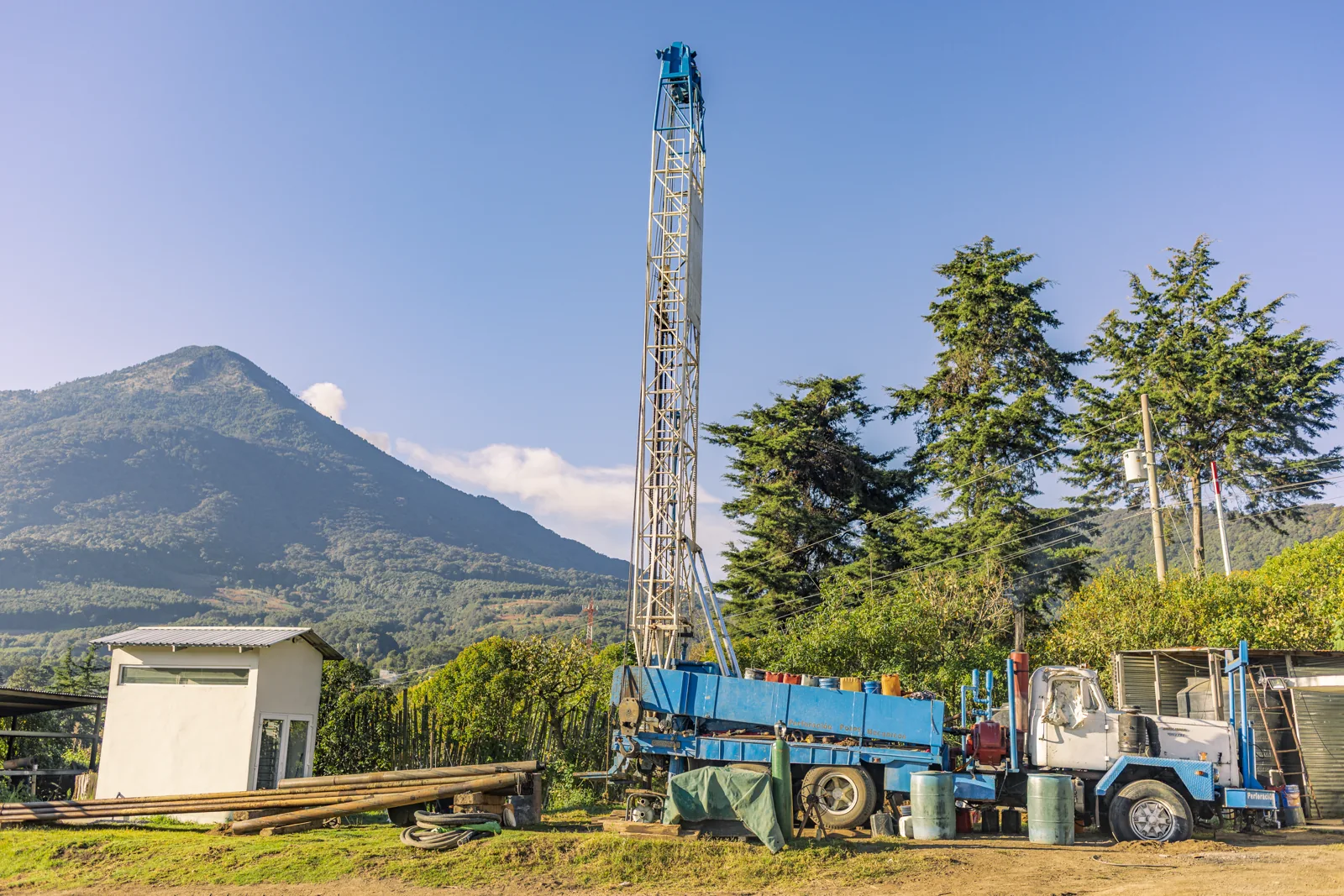 Perforadora de Hidrobombas en el proyecto Pozo Calderas