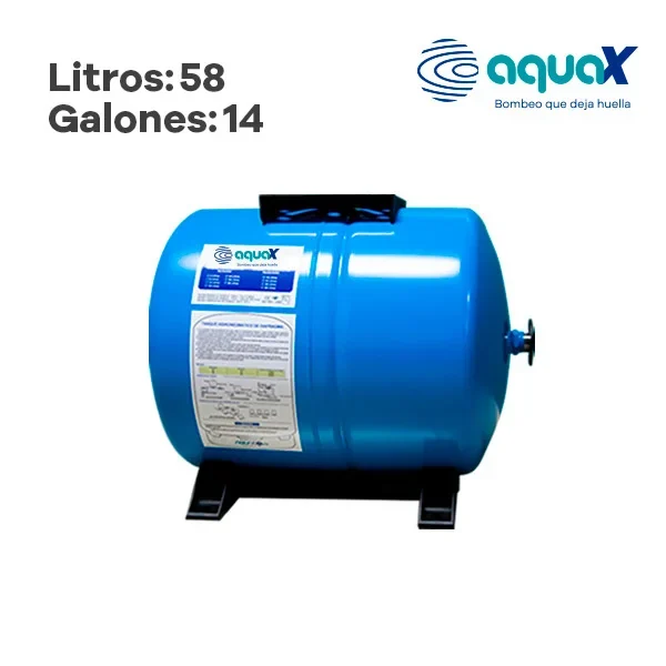 Ver Tanque hidroneumático AQUAX SPTB-58H de 14 galones